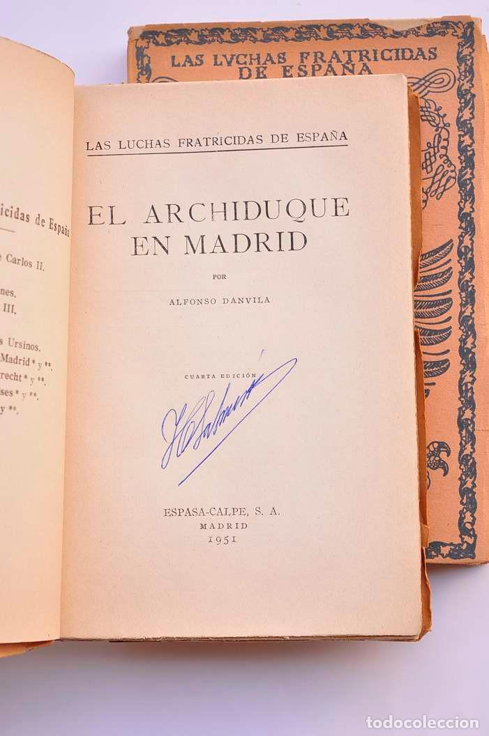 Libros: El archiduque en Madrid - DANVILA, Alfonso - Foto 3