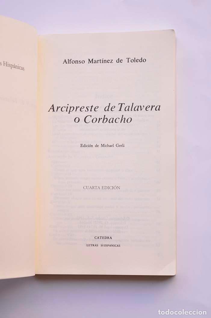 Libros: Arcipreste de Talavera o Corbacho - MART&Iacute;NEZ DE TOLEDO, Alfonso - Foto 2