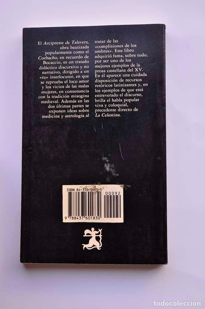 Libros: Arcipreste de Talavera o Corbacho - MART&Iacute;NEZ DE TOLEDO, Alfonso - Foto 3