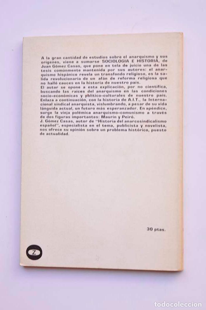 Libros: Sociolog&iacute;a e historia - G&Oacute;MEZ CASAS, Juan - Foto 4
