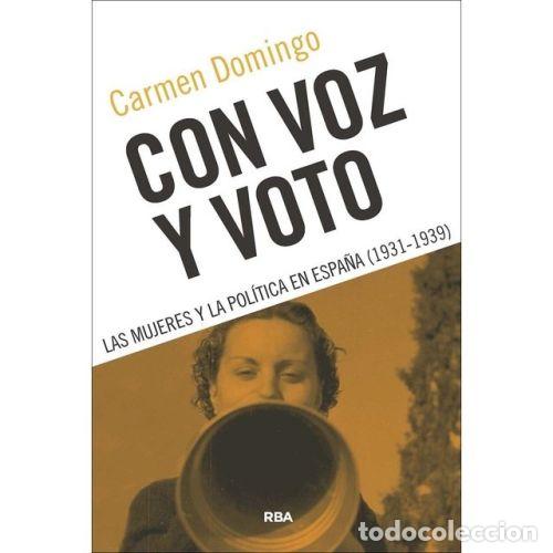 books: CON VOZ Y VOTO - DOMINGO, CARMEN