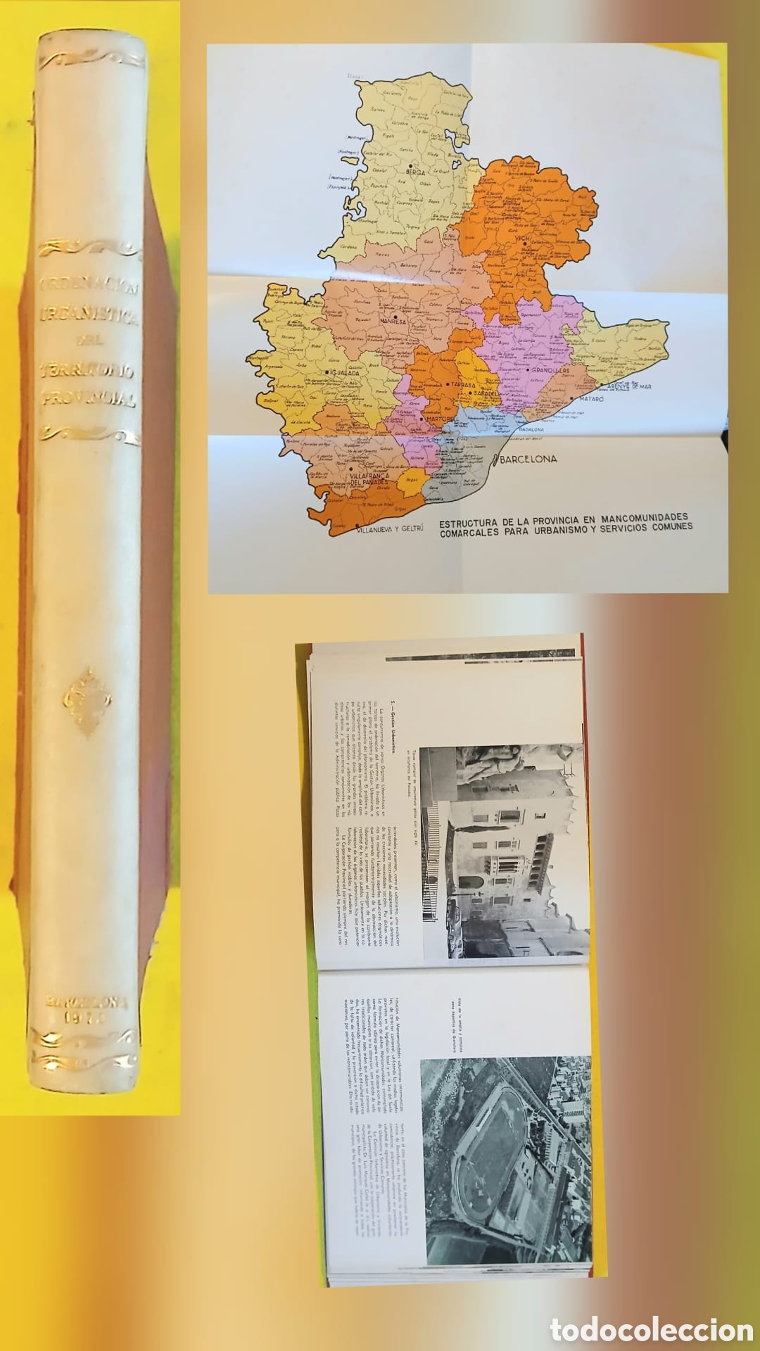 Libros: Ordenanzas urban&iacute;stica del territorio provincial, Barcelona 1970.