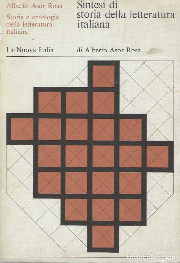 B&uuml;cher: Sintesi di storia della letteratura italiana. - Asor Rosa, Alberto.