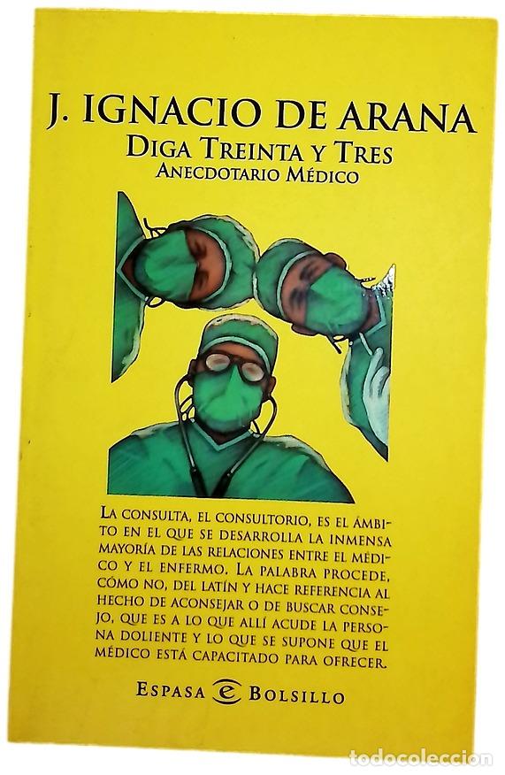 B&uuml;cher: Diga treinta y tres anecdotario m&eacute;dico