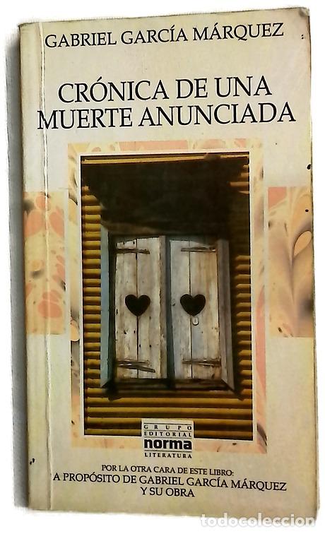 Libros: Cronica De Una Muerte Anunciada
