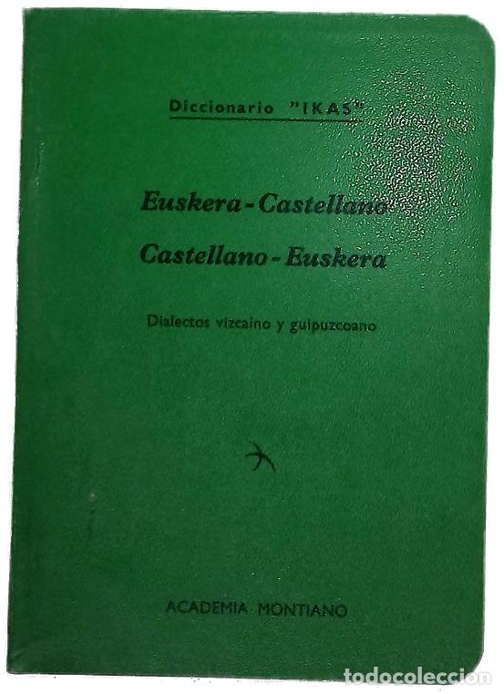 Libros: Euskera-castellano, castellano-euskera diccionario de bolsillo &rdquo;Ikar&rdquo;: con unas 10000 palabras de...