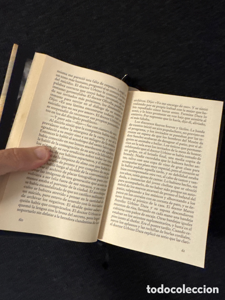 Libros: GARC&Iacute;A M&Aacute;RQUEZ, Gabriel. - El amor en los tiempos del c&oacute;lera. - Foto 5