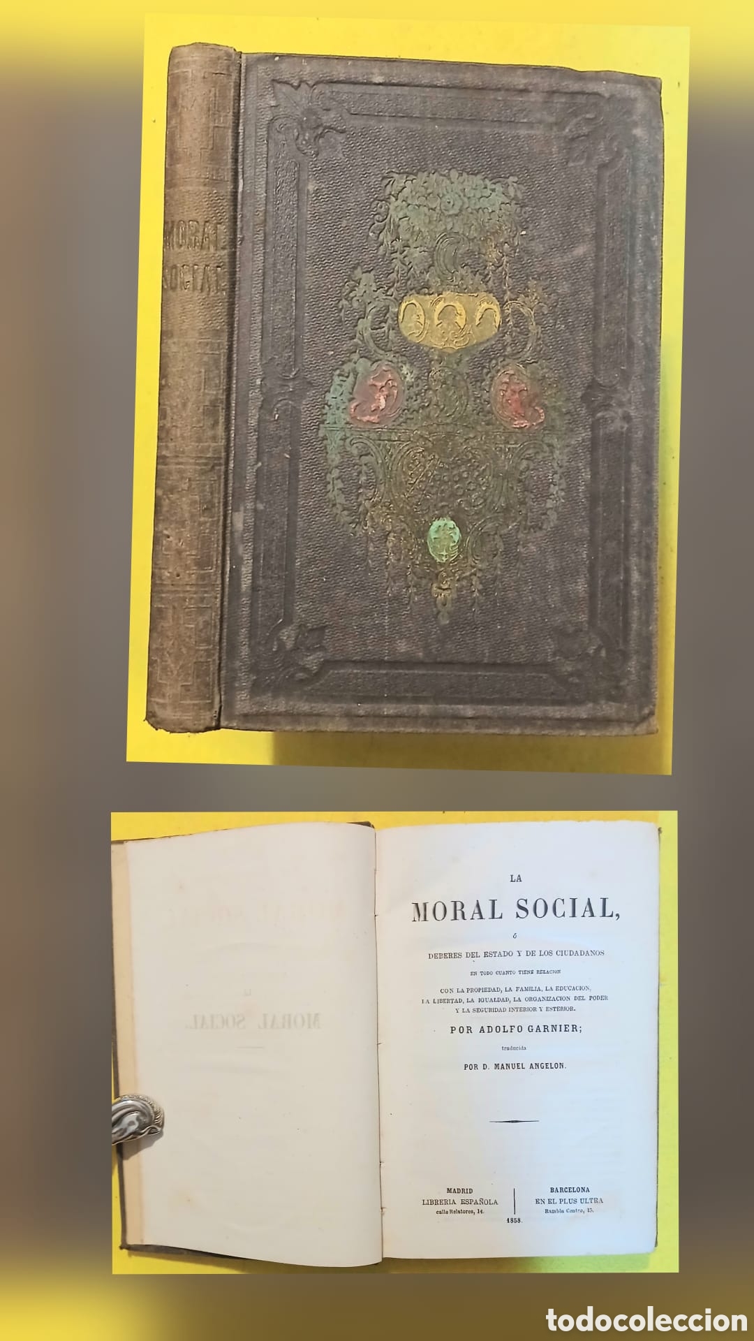Libros: la moral social por Adolfo Garnier