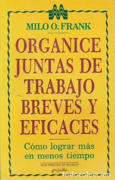 Libros: Organice juntas de trabajo breves y eficaces- 9789700501475
