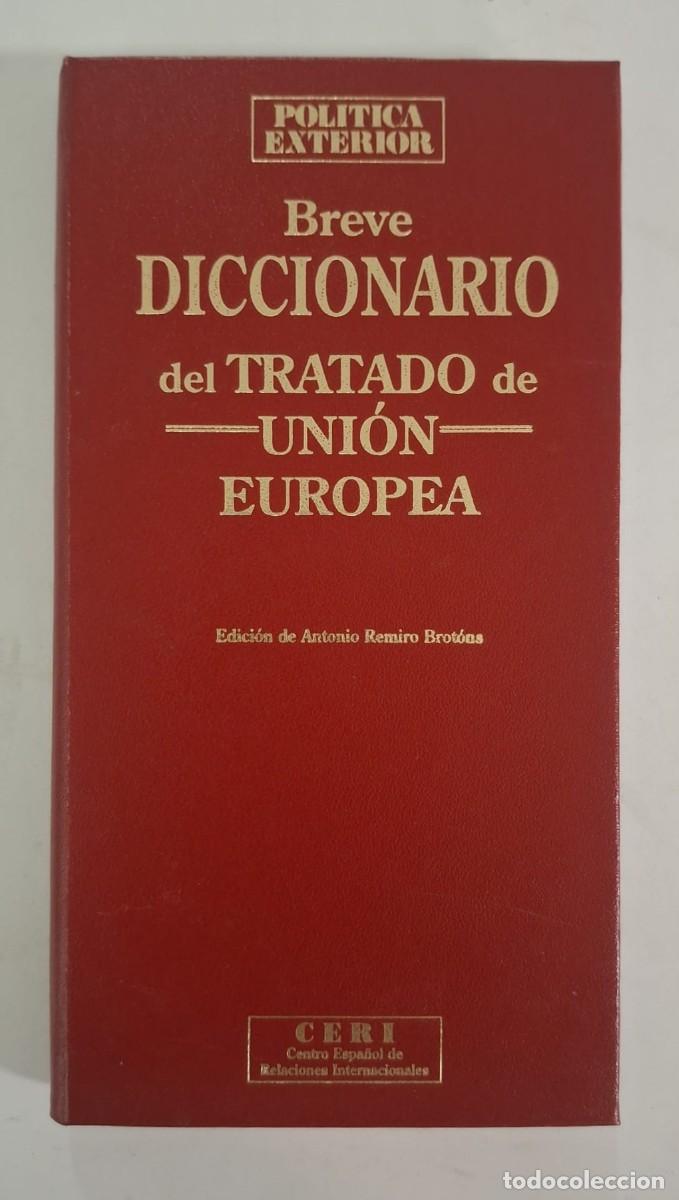 Libros: LIBRO BREVE DICCIONARIO DEL TRATADO DE LA UNION EUROPEA