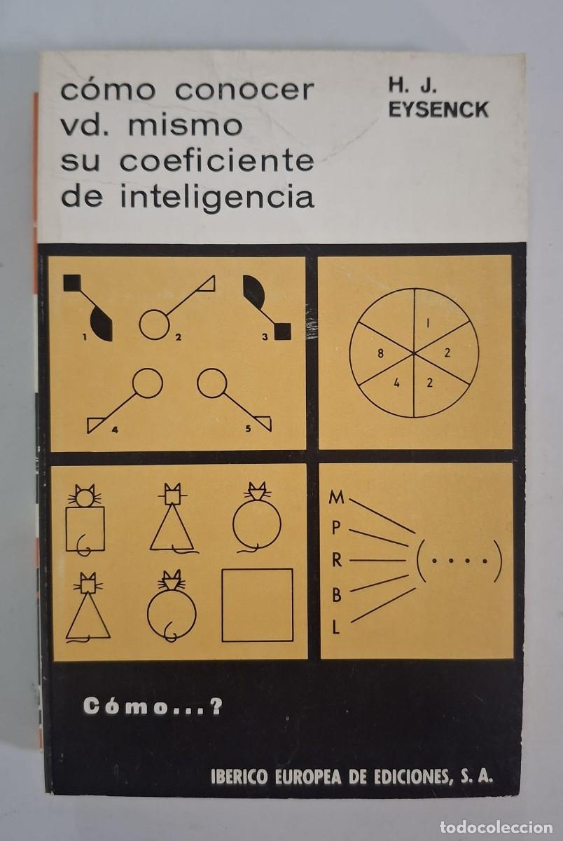 Libros: LIBRO COMO CONCER UD MISMO SU COEFICIENTE DE INTELIGENCIA