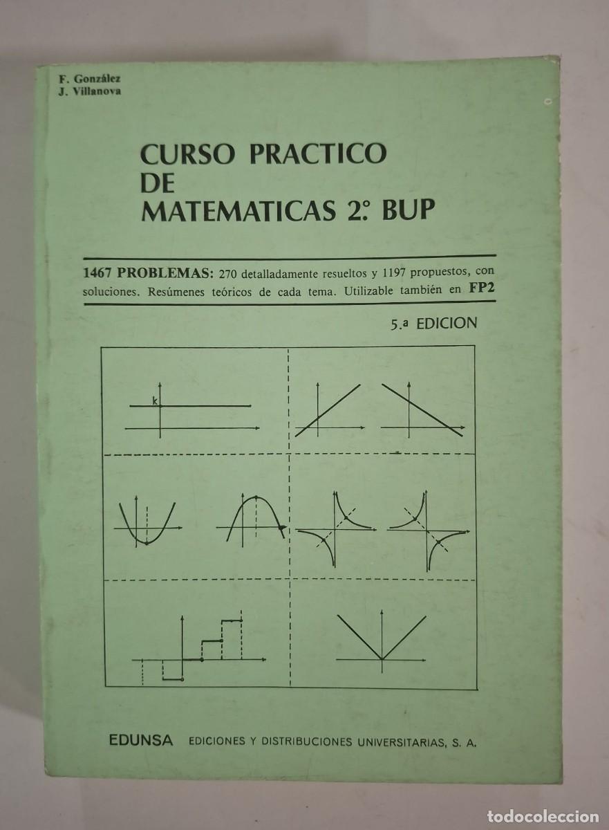Libros: LIBRO CURSO PRACTICO DE MATEMATICAS 2&ordm; BUP