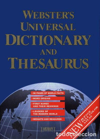 Libri di seconda mano: Webster's universal dictionary & thesaurus- 9789625780863