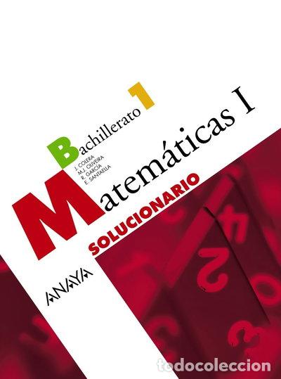 Libros: Matem&aacute;ticas I. Solucionario- 9788466772860