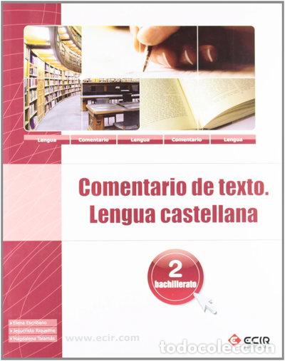 B&uuml;cher: Comentario de texto. Lengua castellana- 9788498265774