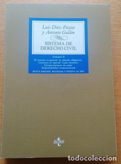 B&uuml;cher: Sistema de Derecho Civil, Volumen II: El Contrato en General. La Relaci&oacute;n Obl...- 9788430917396
