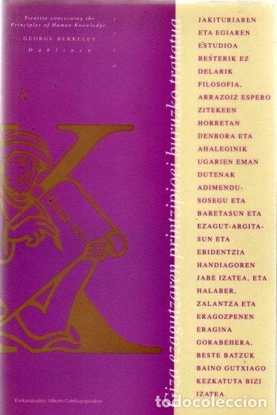 Libros: Giza ezagutzaren printzipioei buruzko tratatua- 9788488303554