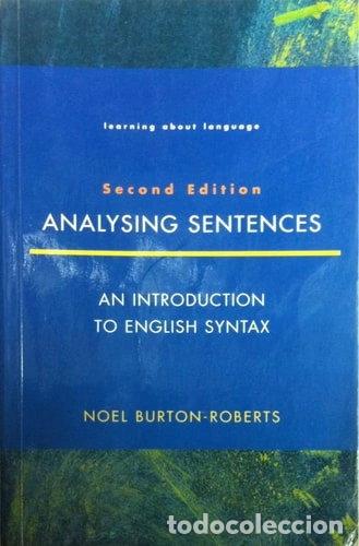 Libri di seconda mano: Analysing Sentences- 9780582248762