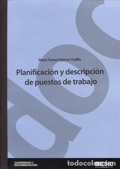 Libros: Planificaci&oacute;n y descripci&oacute;n de puestos de trabajo- 9788473566247