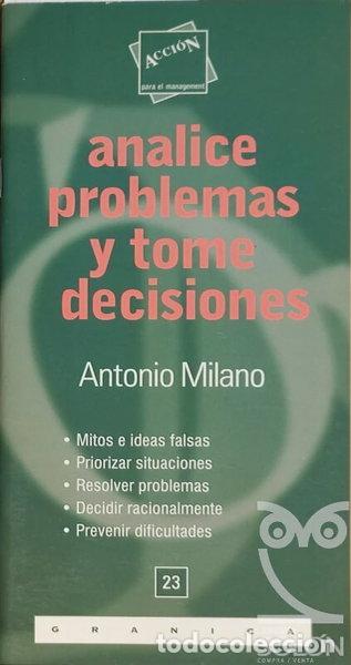books: Analice problemas y tome decisiones- 9788475775456