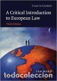 Libros: A Critical Introduction to European Law- 9780406081926