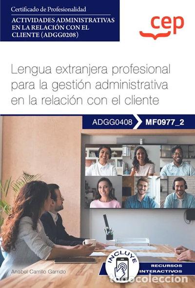 Libros: Lengua extranjera profesional para la gesti&oacute;n administrativa en la relaci&oacute;n c...- 9788419852274