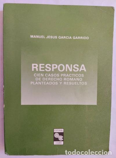 books: Responsa. Cien casos pr&aacute;cticos de Derecho Romano planteados y resueltos- 9788485942558
