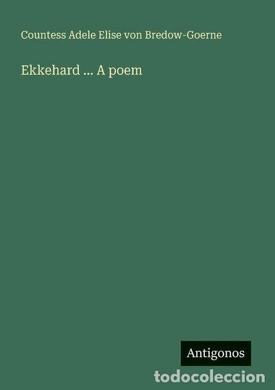 Libros: Ekkehard ... A poem- 9783386370998