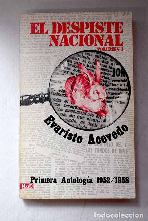 books: El despiste nacional, Tomo I.- Acevedo, Evaristo