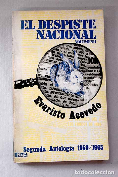 books: El despiste nacional, Tomo II.- Acevedo, Evaristo