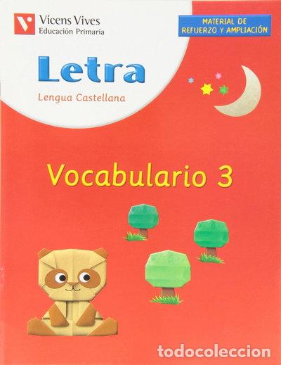 Libros: Letra Vocabulario 3- 9788431676179