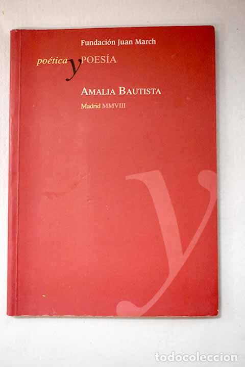 Libros: Amalia Bautista: Bautista, Amalia.- Bautista, Amalia