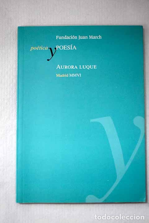 Libros: Aurora Luque: Luque, Aurora.- Luque, Aurora