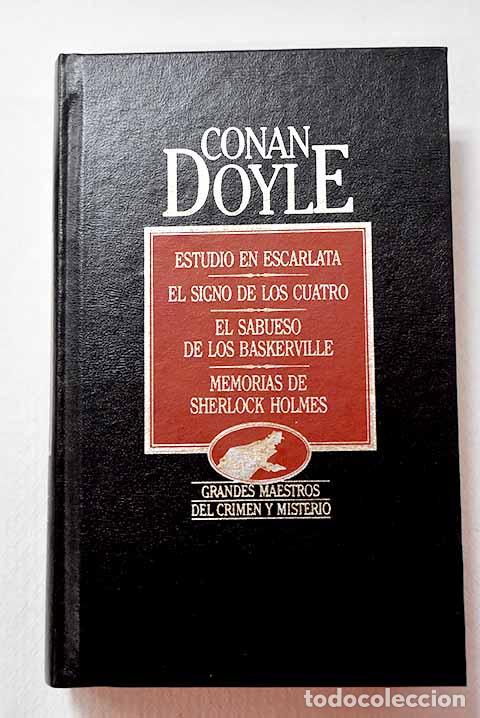 Livros em segunda m&atilde;o: Estudio en escarlata ; El signo de los cuatro; El sabueso de los Baskerville.- Conan-Doyle, Arthur