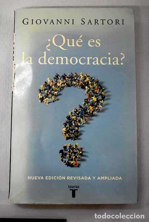 Libros: &iquest;Qu&eacute; es la democracia?.- Sartori, Giovanni - Foto 1