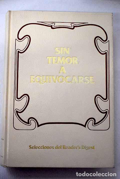 Libros: Sin temor a equivocarse