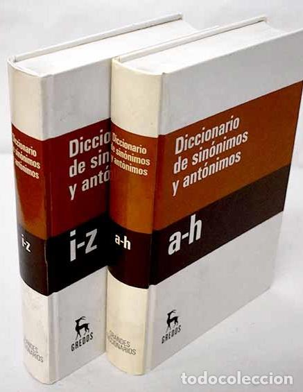 Libros: Diccionario de sin&oacute;nimos y ant&oacute;nimos