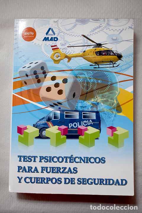 Libros: Test psicot&eacute;cnicos para fuerzas y cuerpos de seguridad.- Ponce Mart&iacute;nez, Lidia M.