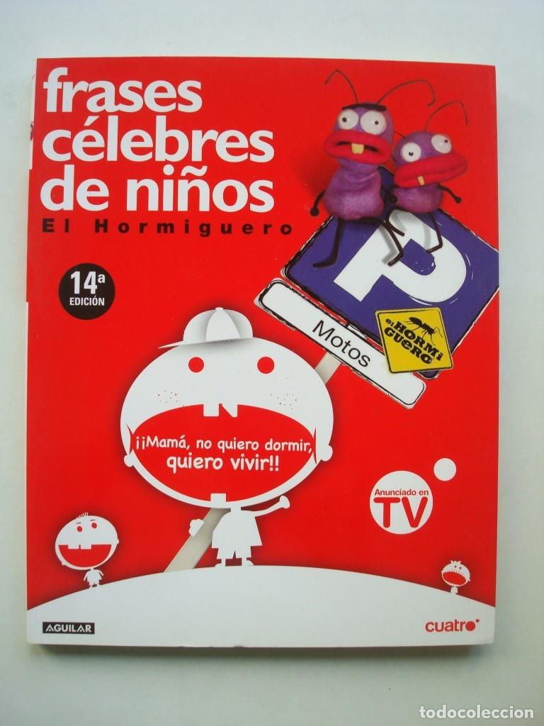 Libros: Frases c&eacute;lebres de ni&ntilde;os (El Hormiguero)