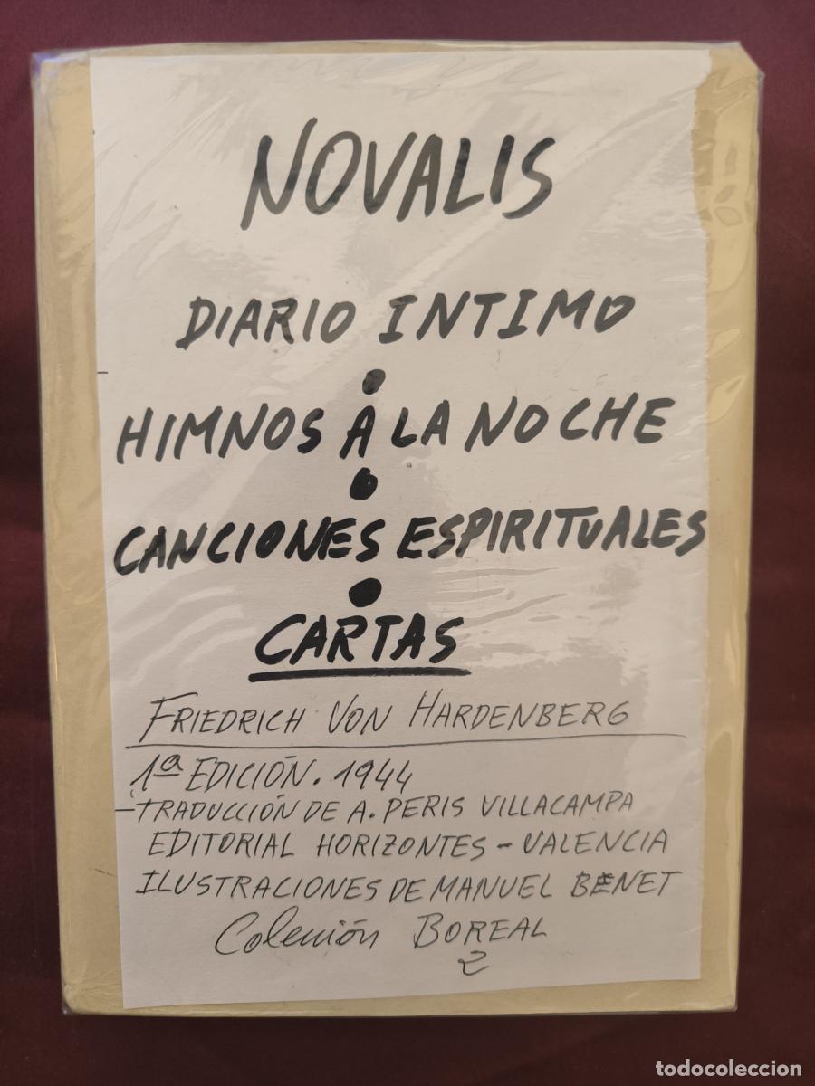 Libros: Diario &iacute;ntimo; Himnos a la noche; Canciones espirituales; Cartas - Novalis (Friedrich von Hardenberg