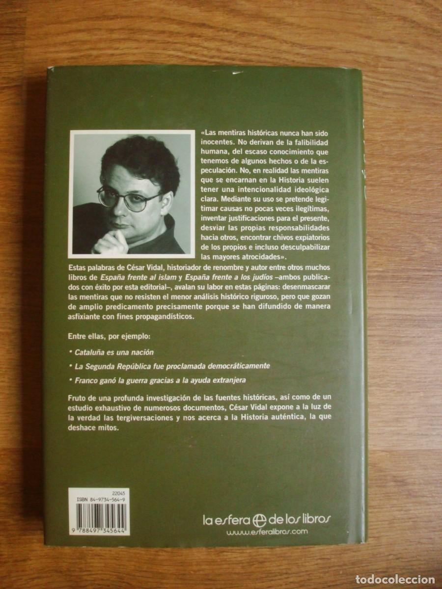 Libros: Mentiras de la Historia ... de uso com&uacute;n (C&eacute;sar Vidal) - Foto 2