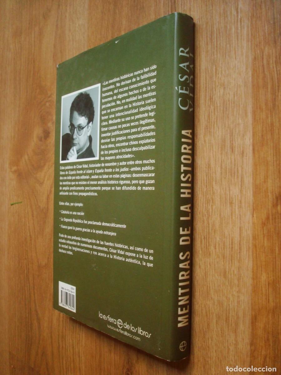 Libros: Mentiras de la Historia ... de uso com&uacute;n (C&eacute;sar Vidal) - Foto 3