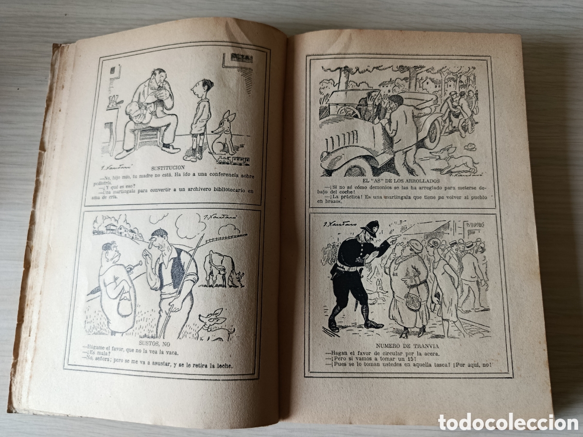 Libros: Libro de chistes J. Xaudar&oacute; Tomo segundo 1945 - Foto 2