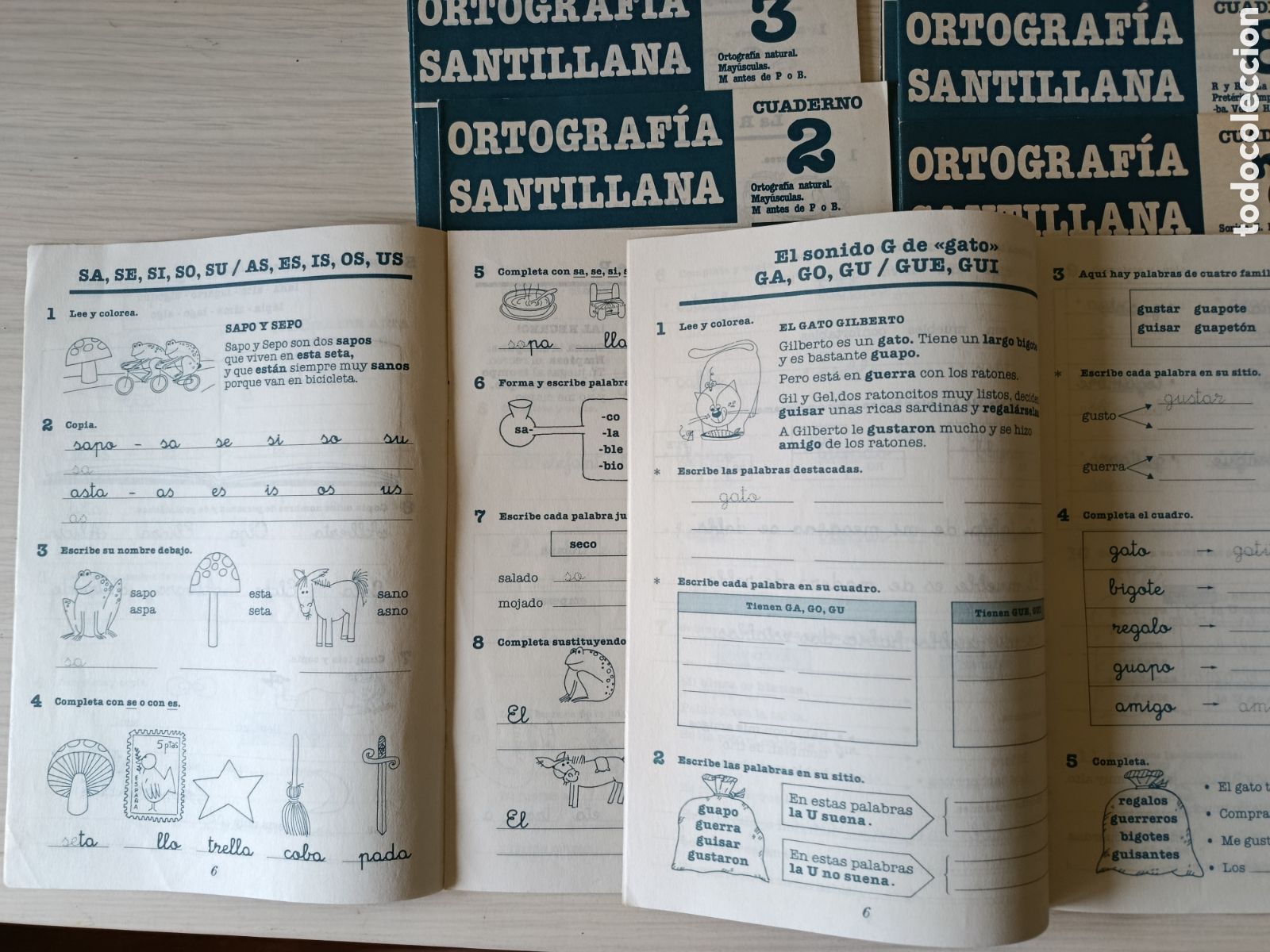 Libros: Ortograf&iacute;a Santillana 10 cuadernos - Foto 2