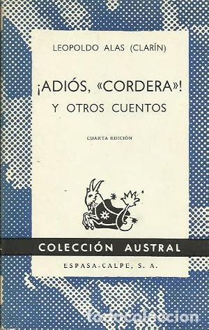 Libros: &iexcl;ADI&Oacute;S,CORDERA! Y otros cuentos - Alas (Clar&iacute;n),Leopoldo - Foto 1