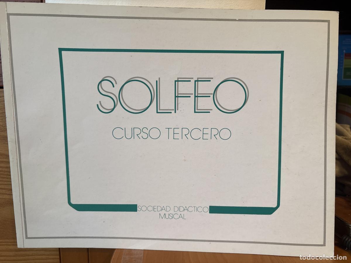 Libros: SOLFEO. CURSO TERCERO - TDK68 - Foto 1