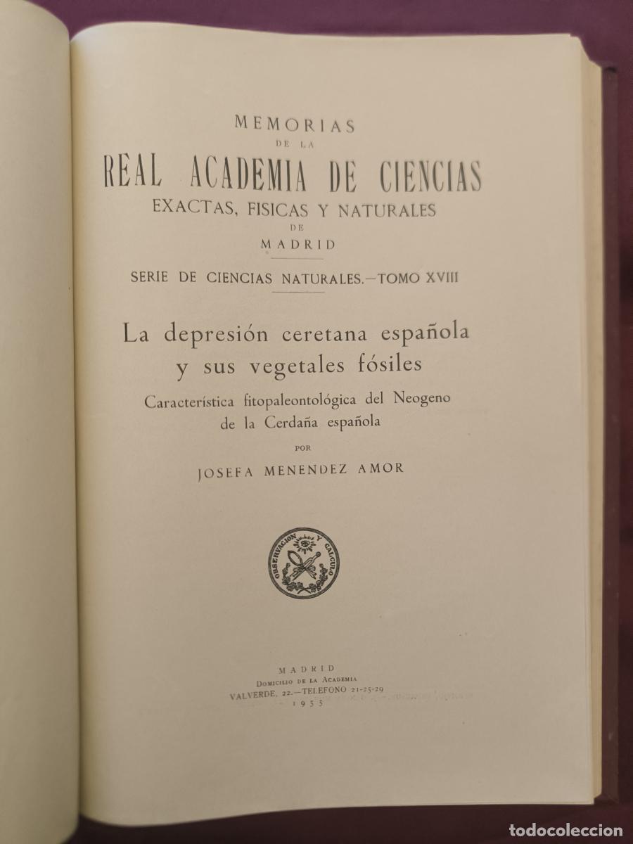 Libros: La depresi&oacute;n ceretana espa&ntilde;ola y sus vegetales f&oacute;siles. Caracter&iacute;stica fitopaleontol&oacute;gica del Neogen