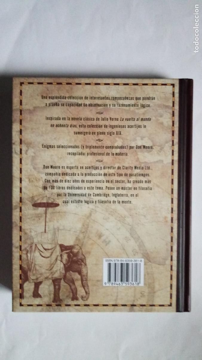 Libros: La vuelta al mundo en 200 enigmas. Librero. - Foto 3