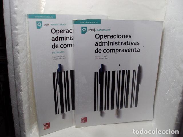 books: OPERACIONES ADMINISTRATIVAS DE COMPRAVENTA. Volumen y volumen documentos - Eugenio Ruiz Otero Soleda