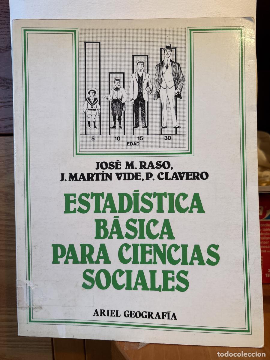 Libros: Estad&iacute;stica b&aacute;sica para ciencias sociales - Javier Mart&iacute;n Vide TDK54